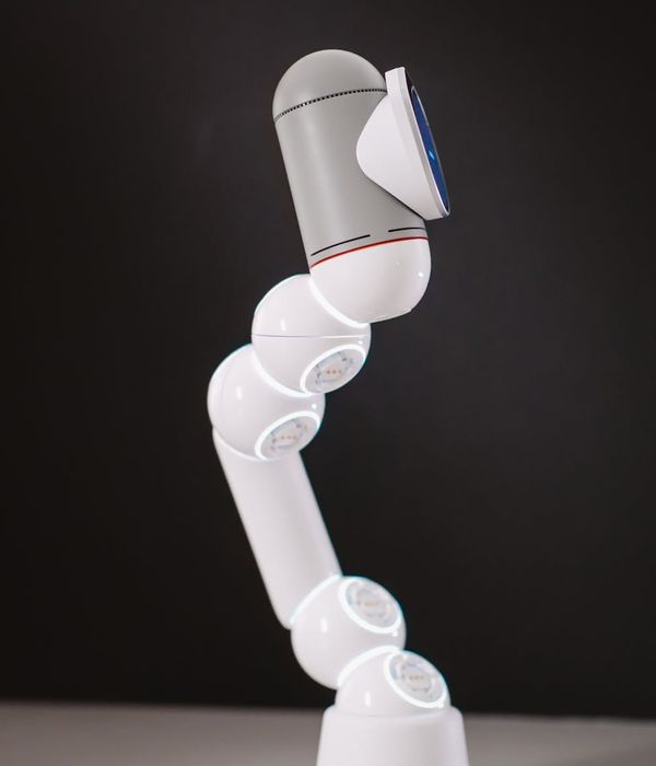 Abstract illustration of joint movement and flexibility